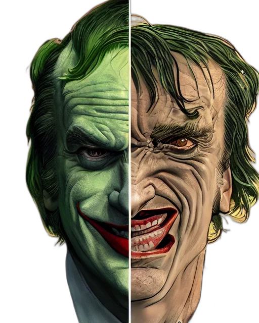 face, mask, comic book art, concept art transparent PNG cut-out