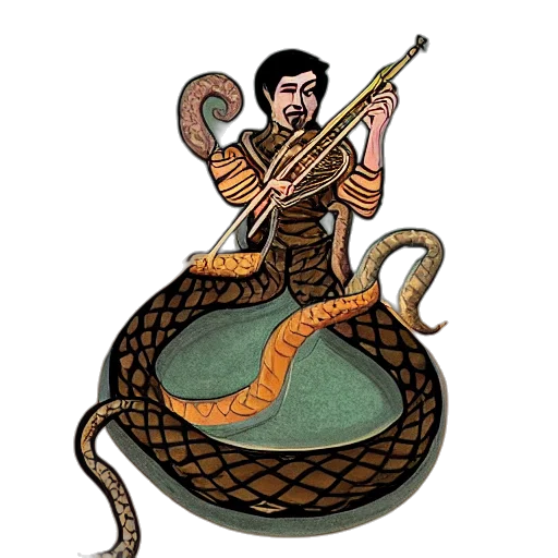 dragon, staff, sword, weapon transparent PNG cut-out