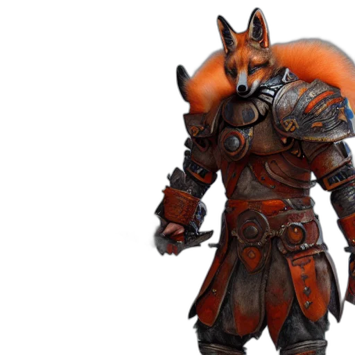 animal, concept art, fantasy art, 3d render transparent PNG cut-out