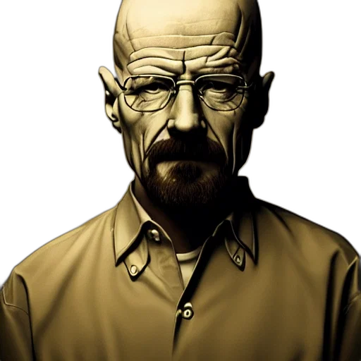 face, jacket, staff, photorealistic, comic book art, 3d render, concept art, walter transparent PNG cut-out