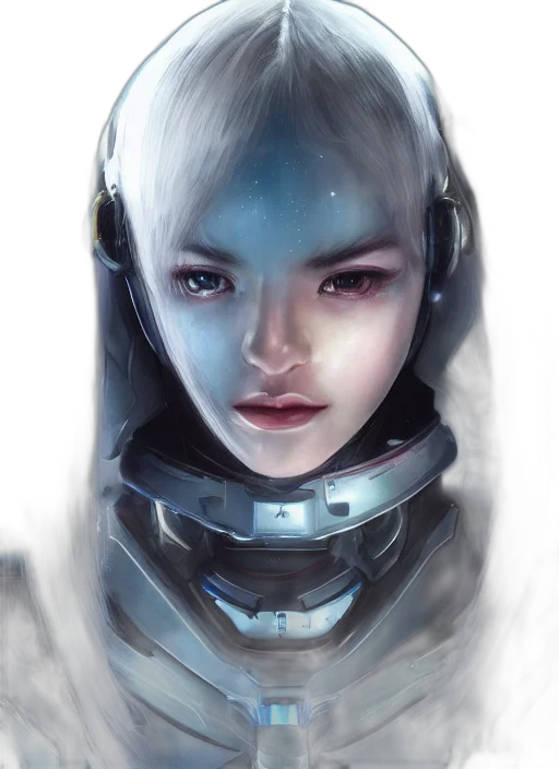 robot, face, mask, cyberpunk transparent PNG cut-out