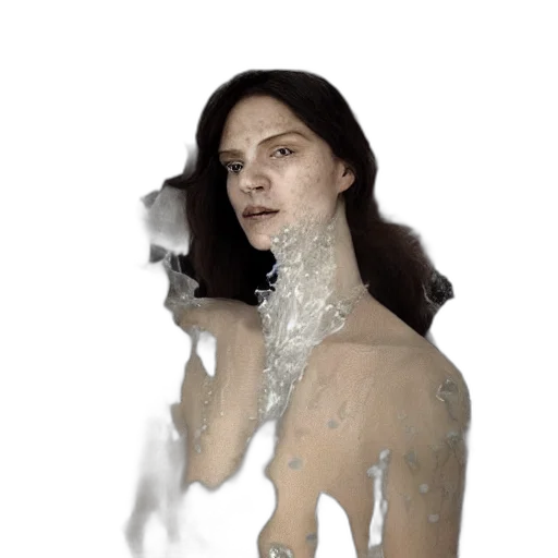 face, creature, jewelry, dress, concept art, 3d render, photorealistic, fantasy art transparent PNG cut-out