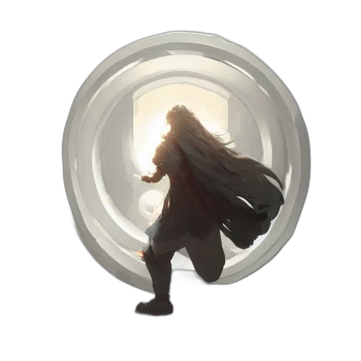concept art, fantasy art, comic book art, 3d render transparent PNG cut-out