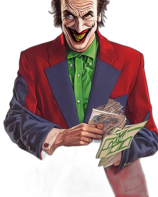 mask, face, jacket, comic book art, concept art, cartoon, photorealistic, portrait transparent PNG cut-out