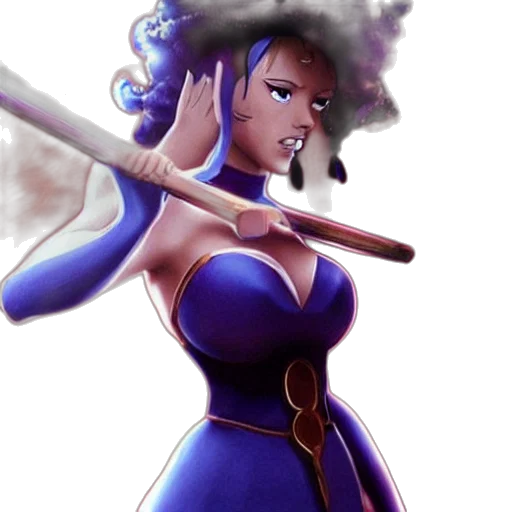 staff, sword, weapon, dress, fantasy art, concept art, anime, comic book art transparent PNG cut-out
