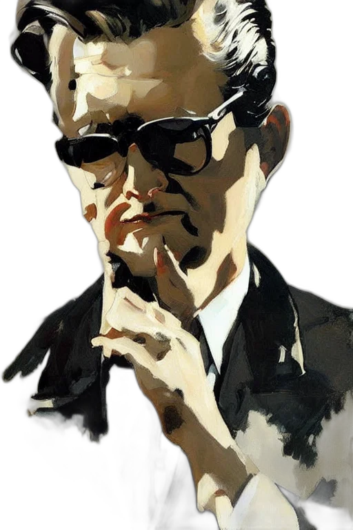 face, photorealistic, oil painting, concept art transparent PNG cut-out