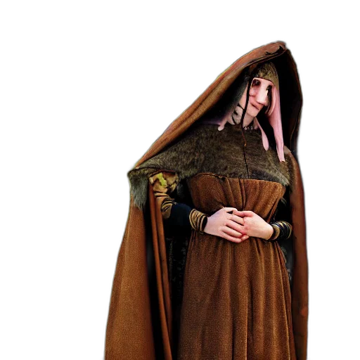 dress, jacket, staff, sword, concept art, 3d render, fantasy art, photorealistic transparent PNG cut-out