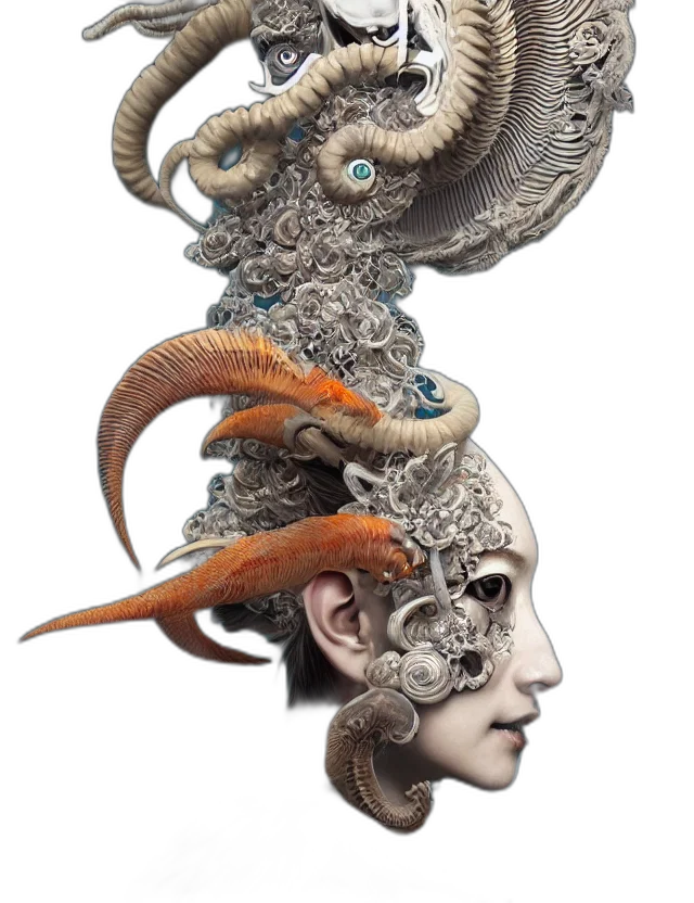 mask, crown, hat, creature transparent PNG cut-out