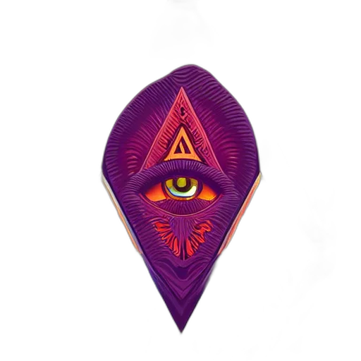 mask, jewelry, staff, concept art, fantasy art, 3d render, pixel art, illuminati transparent PNG cut-out
