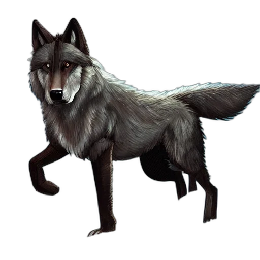 animal, creature, staff, concept art, fantasy art, pixel art, photorealistic, digital transparent PNG cut-out
