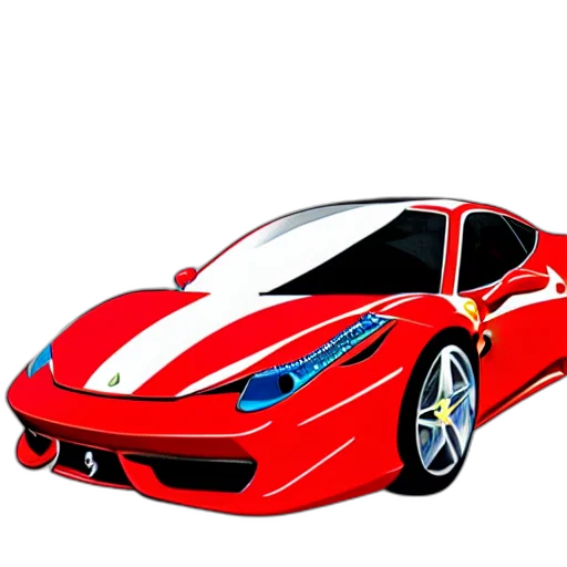 car, weapon, animal, 3d render transparent PNG cut-out