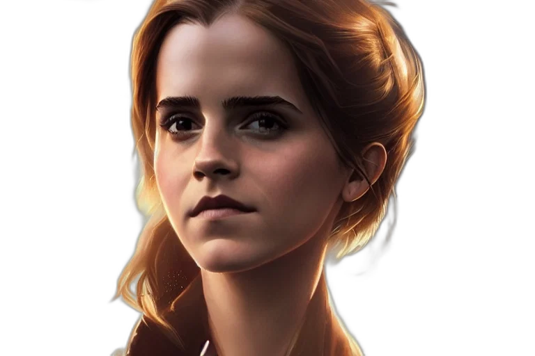 face, crown, hair, staff, photorealistic, concept art, comic book art, fantasy art transparent PNG cut-out