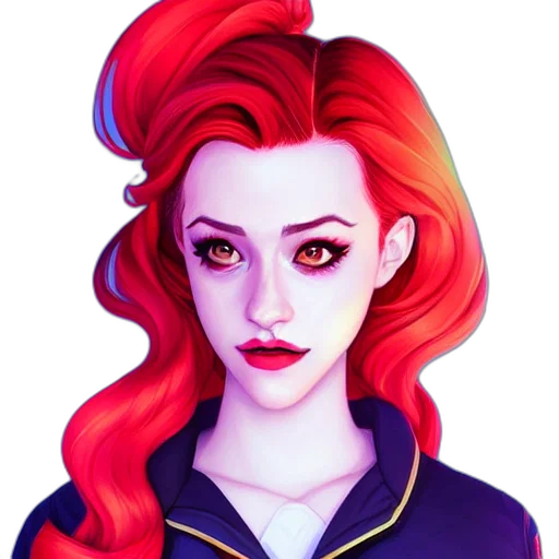 face, fantasy art, pixel art, cartoon transparent PNG cut-out