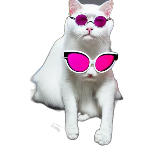 animal, jewelry, vaporwave, cyberpunk transparent PNG cut-out