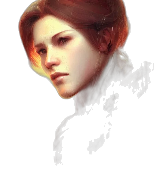 face, crown, mask, hair, photorealistic, fantasy art, concept art, oil painting transparent PNG cut-out