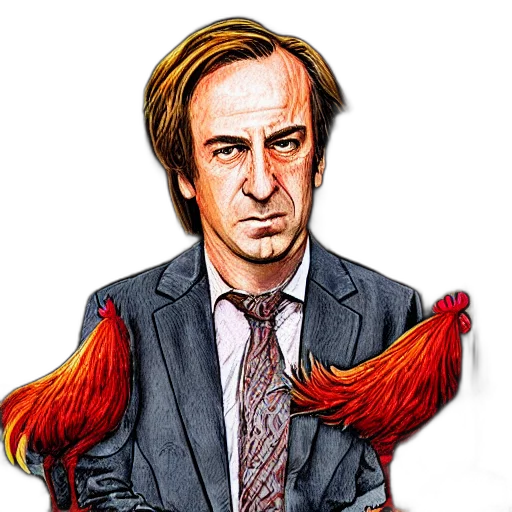 animal, staff, jacket, concept art, cartoon, photorealistic, comic book art, saul transparent PNG cut-out