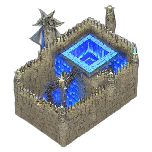 building, crown, jewelry, dragon, 3d render, concept art, pixel art, fantasy art transparent PNG cut-out