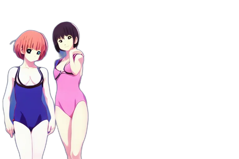 dress, anime, concept art, vaporwave transparent PNG cut-out