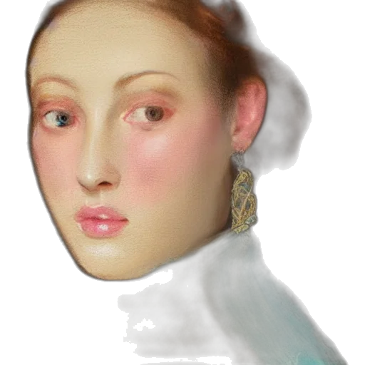 face, jewelry, crown, mask, photorealistic, oil painting, 3d render, fantasy art transparent PNG cut-out