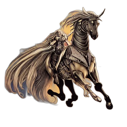 dragon, sword, fantasy art, concept art, photorealistic, pixel art, earth tones, knight transparent PNG cut-out