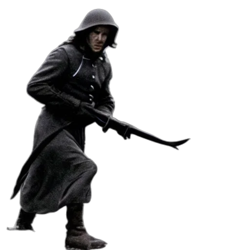 weapon, sword, staff, jacket transparent PNG cut-out