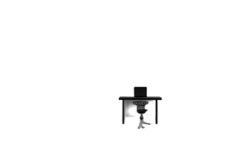furniture, robot, staff, hat transparent PNG cut-out
