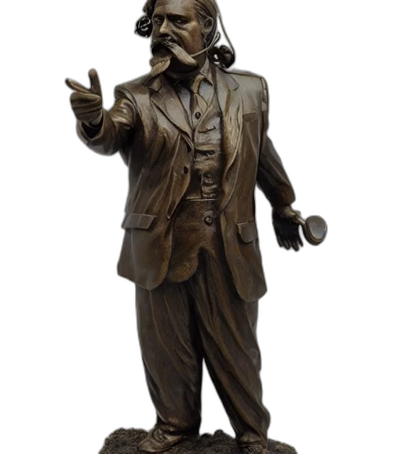 staff, concept art, 3d render, photorealistic, photo, medium, shot, bronze transparent PNG cut-out