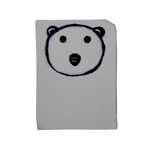 ghost, bear transparent PNG cut-out