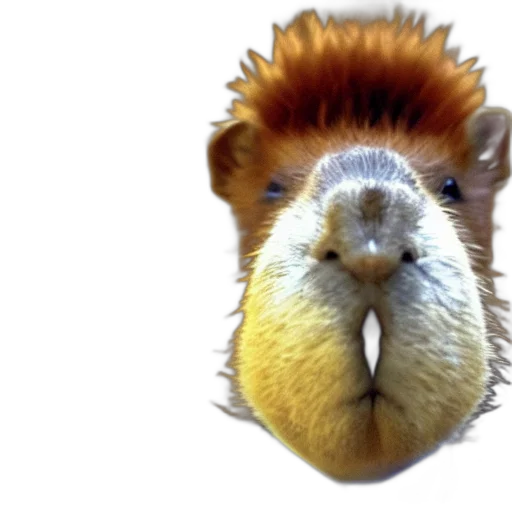 animal, face, hair, creature transparent PNG cut-out
