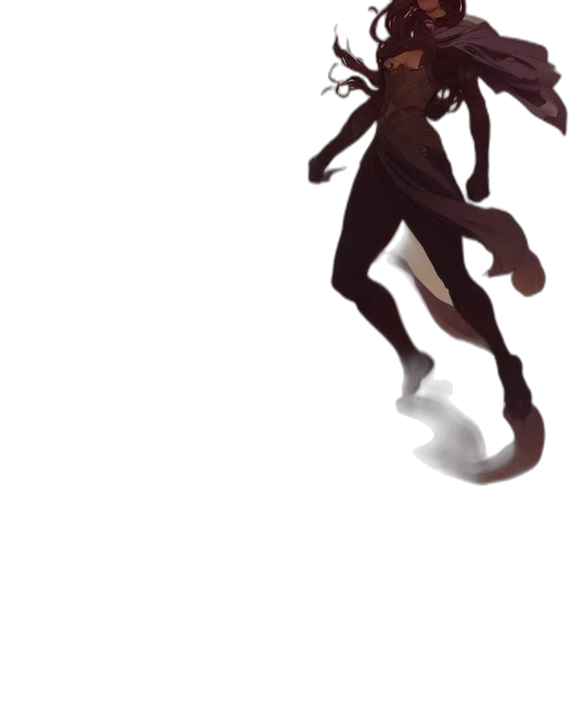 creature, mask, staff, dragon transparent PNG cut-out