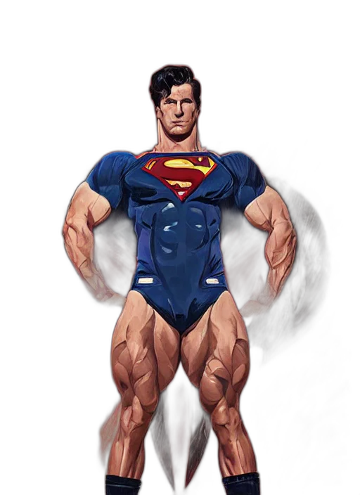 comic book art, concept art, fantasy art, photorealistic, symmetry, portrait, crossfit, bodybuilder transparent PNG cut-out