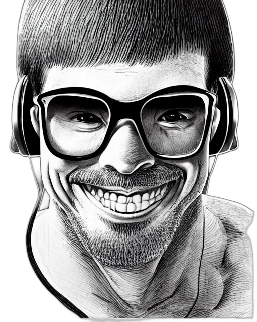face, mask, cartoon, photorealistic transparent PNG cut-out