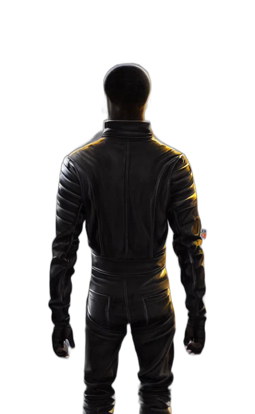 jacket, robot, staff, mask transparent PNG cut-out