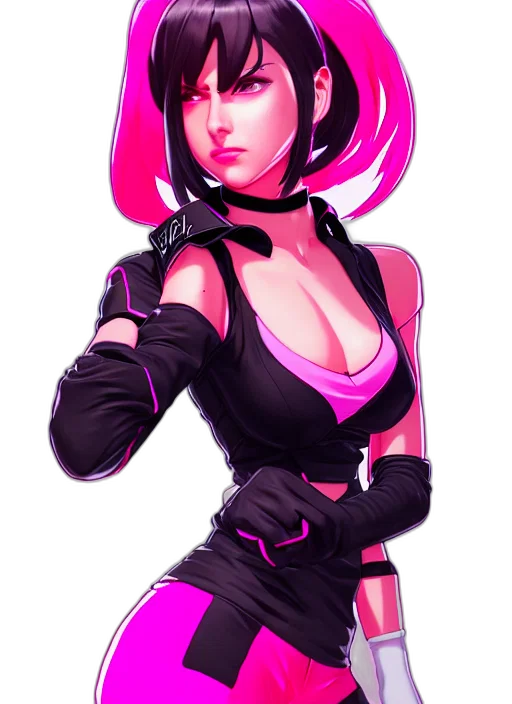 cyberpunk, concept art, fantasy art, comic book art transparent PNG cut-out