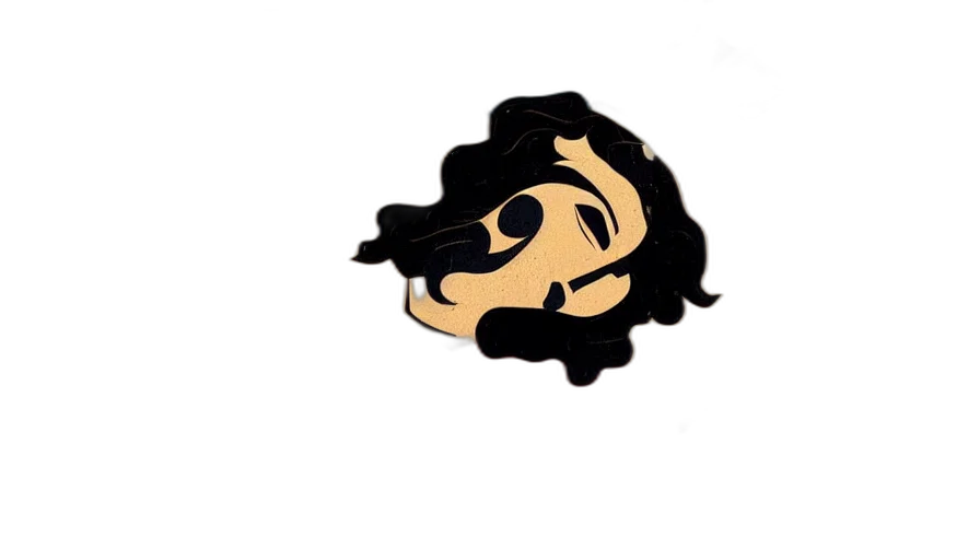 hair, face, crown, mask, cartoon, anime, pixel art, concept art transparent PNG cut-out