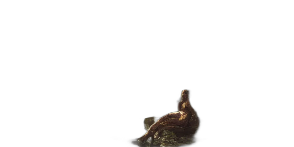 dress, creature, hair, crown transparent PNG cut-out