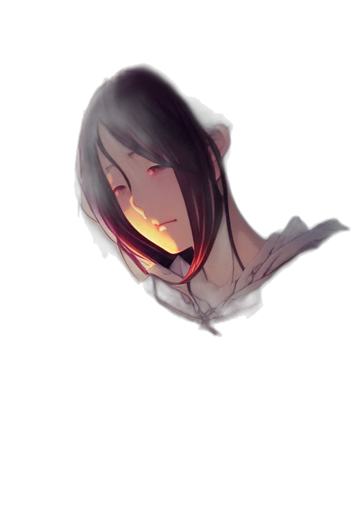 face, mask, creature, hair transparent PNG cut-out