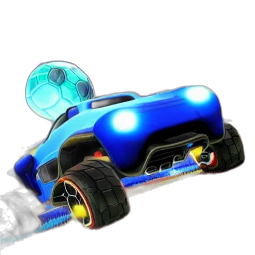 car, weapon, robot, 3d render, concept art, photorealistic, blue, rocket transparent PNG cut-out