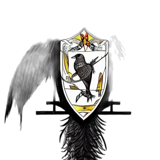 staff, crown, sword, dragon transparent PNG cut-out