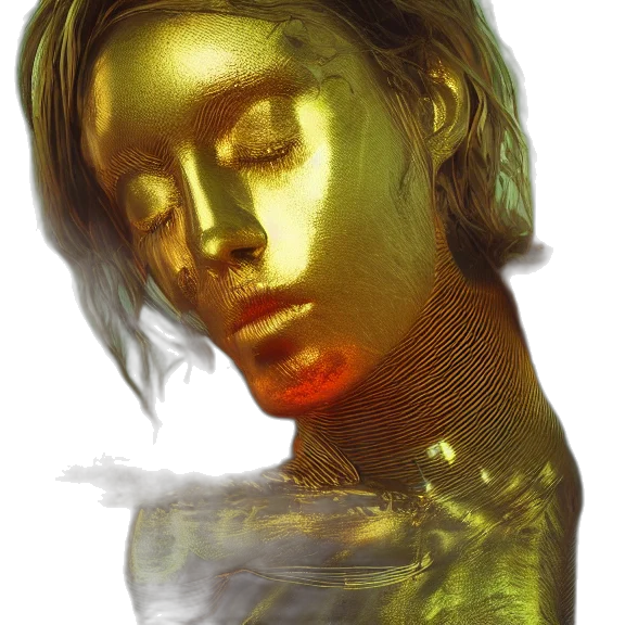 face, mask, creature, hair transparent PNG cut-out