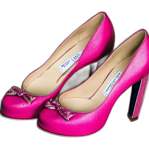 shoes, 3d render, photorealistic, colorful transparent PNG cut-out