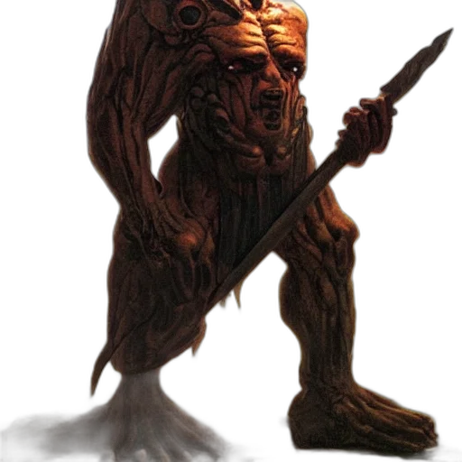 creature, staff, animal, robot transparent PNG cut-out