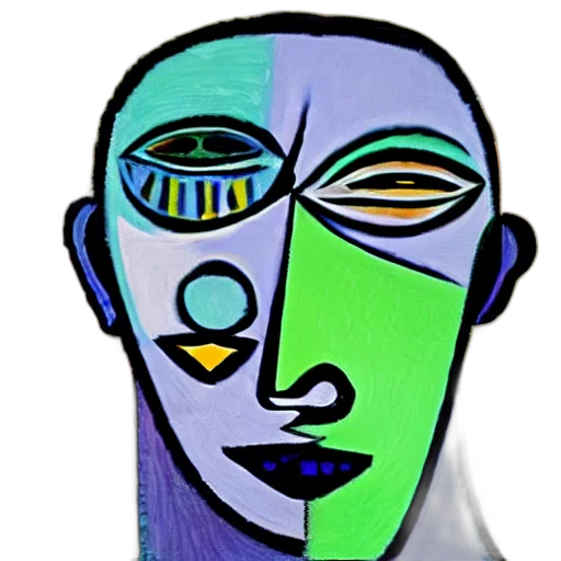 face, mask, staff, robot transparent PNG cut-out