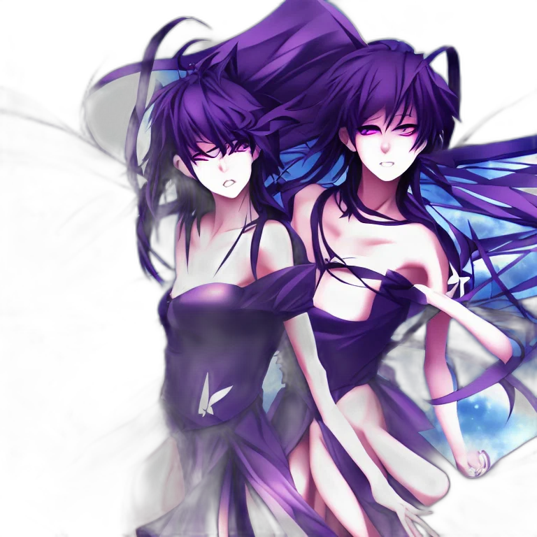 anime, fantasy art, concept art, pixel art, neon lights, underwater, blue, monochrome transparent PNG cut-out