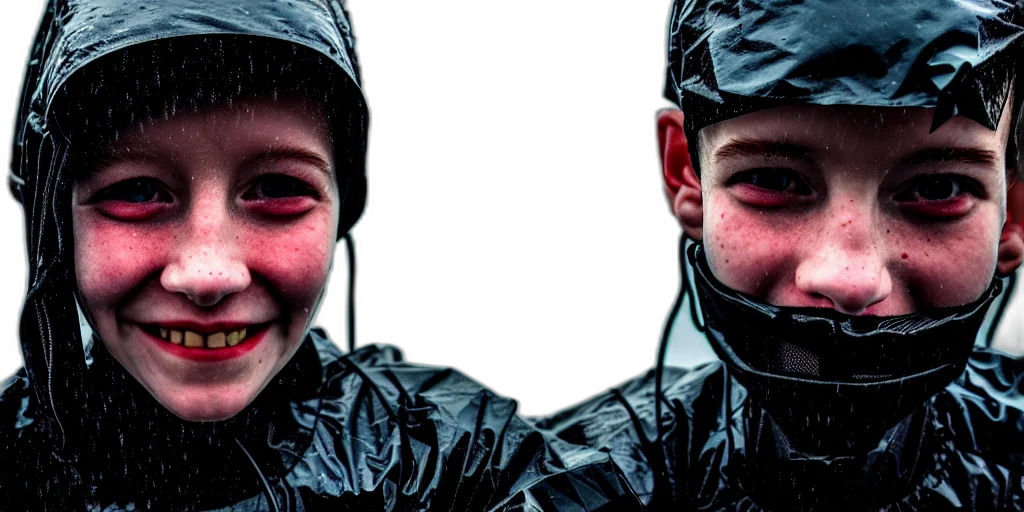 jacket, face, hat, cinestill transparent PNG cut-out