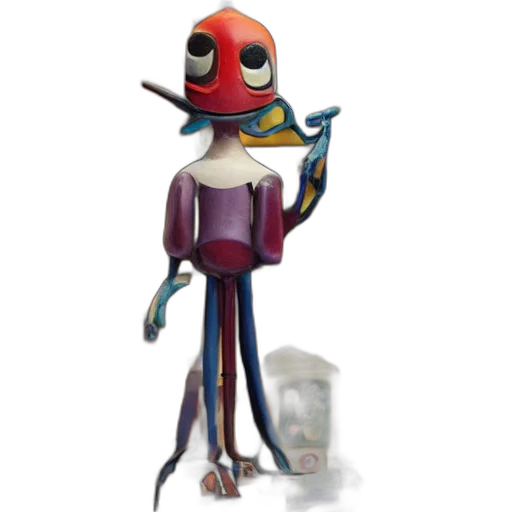 staff, robot, mask, creature transparent PNG cut-out
