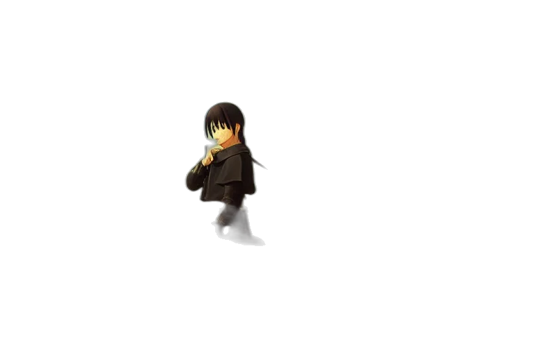 jacket, weapon, creature, pixel art transparent PNG cut-out