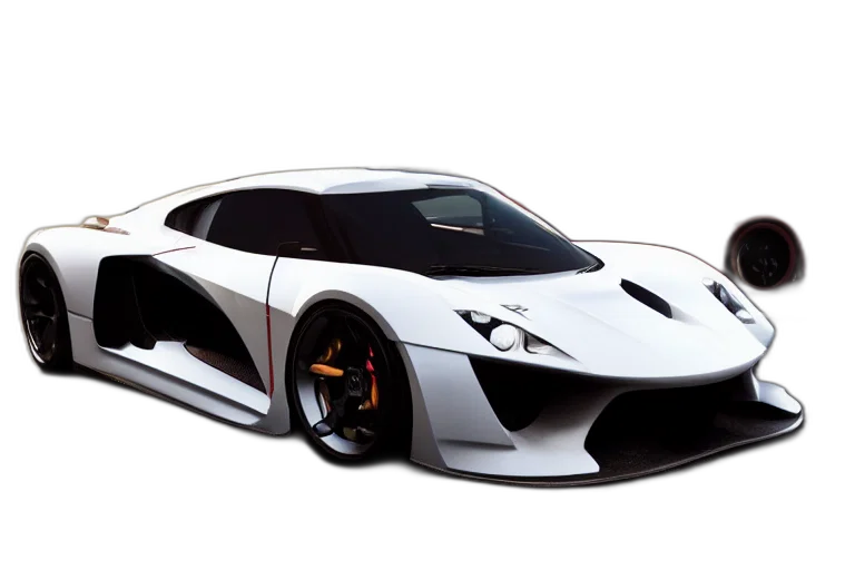 car, 3d render, photorealistic, concept art transparent PNG cut-out