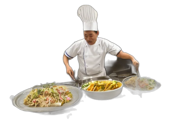 food, staff, 3d render, photorealistic, concept art, photo, rooster, working transparent PNG cut-out