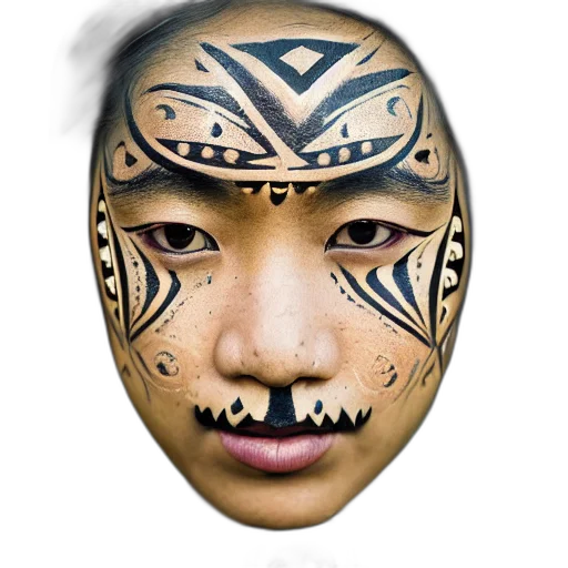 mask, face, creature, jewelry transparent PNG cut-out